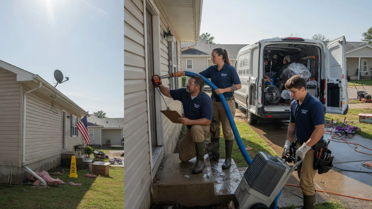 Ceiling Water Damage Restoration in Royalton, IL near me